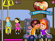 Gioco online Giochi di Baciare - Baci sul Bus